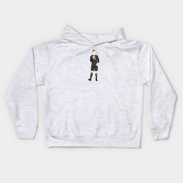 Cristiano Ronaldo Vs Atlético de Madrid Kids Hoodie by StonedDesigner